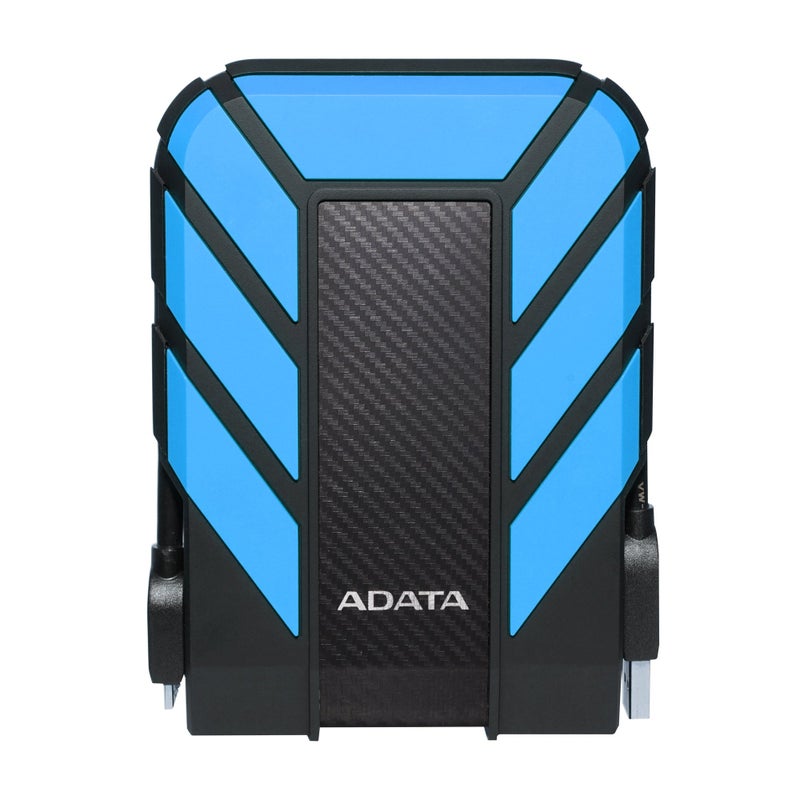 ADATA HD710 Pro - 1 TB External Hard Drive - Shockproof, Waterproof & Dustproof - Durable Storage - For Gamers, Students & Professionals - Mac, PC & Linux Compatible - Blue - AHD710P-1TU31-CBL - Image 2